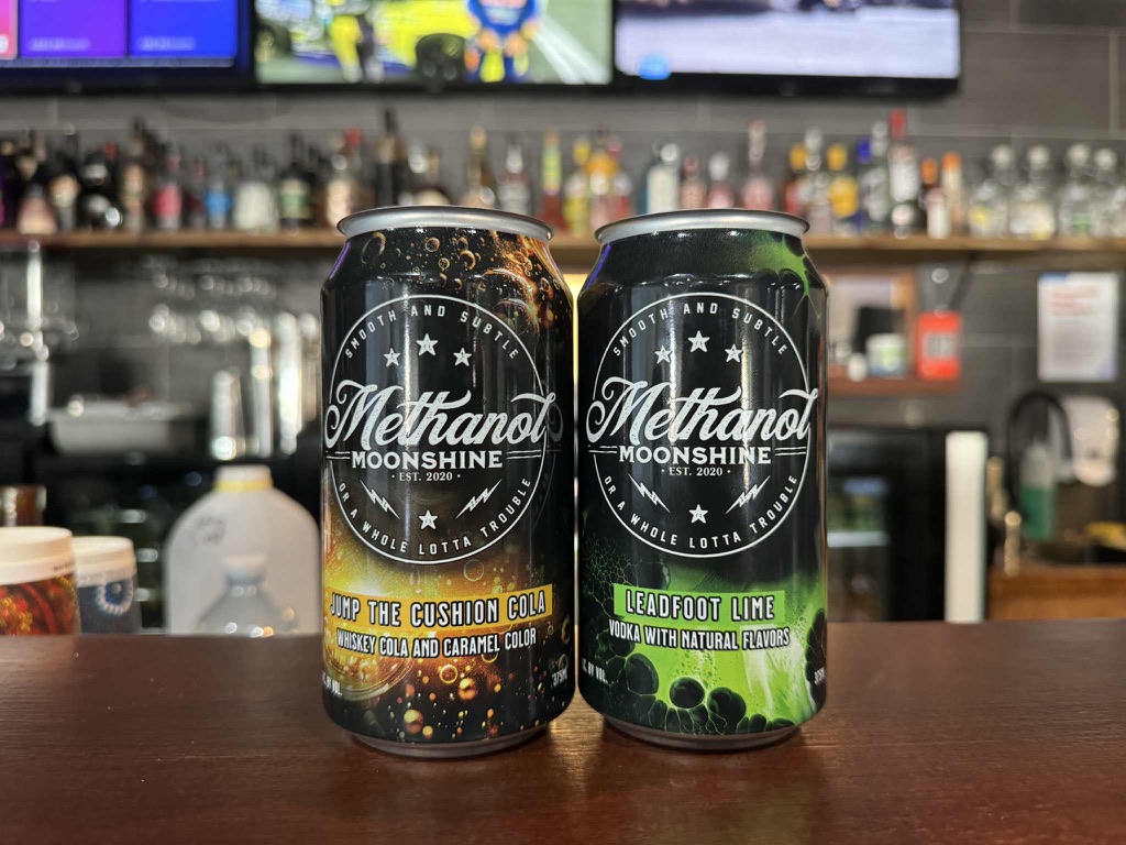 Methanol Moonshine ready to drink cans 8 Pack!